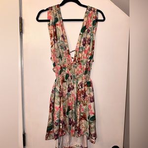 Backless Tropical Dress